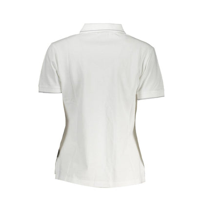 Polo Shirt by Napapijri for women in cotton white features a eye catching silhouette, showcasing a refined and for a eye catching finish.