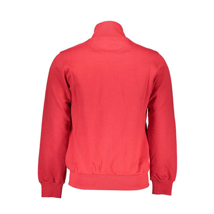 Sweatshirt by La Martina for men in cotton red features an enviable silhouette, showcasing a premium and refined for a truly enviable finish.