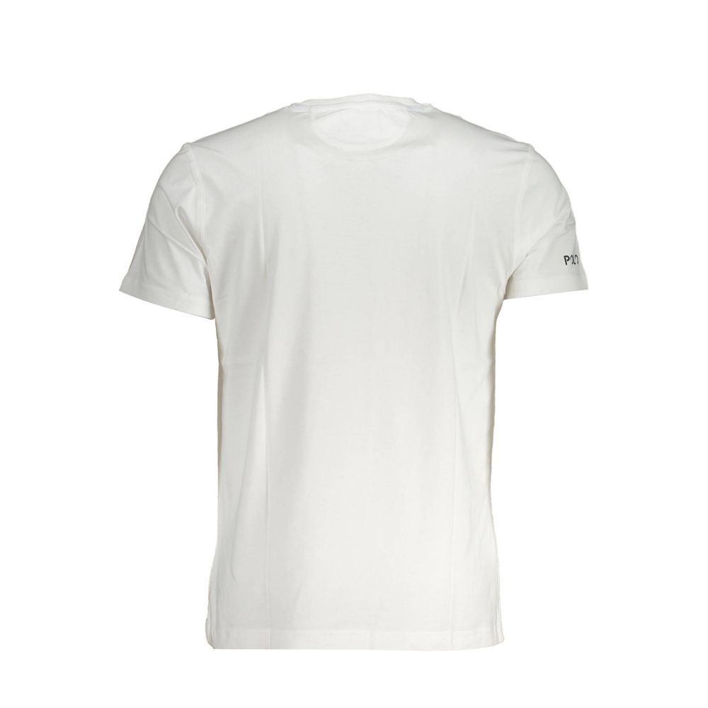 T-Shirt by La Martina for men in cotton white & print features a plush silhouette, showcasing a sophisticated and for a truly plush finish.