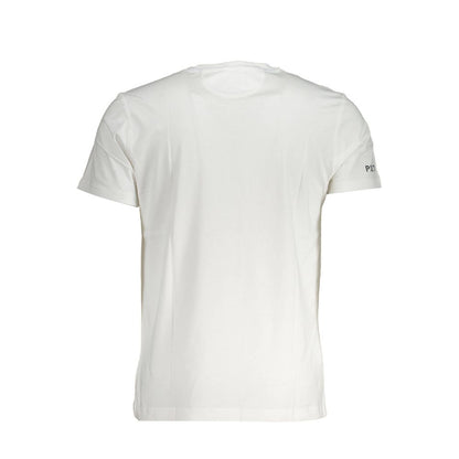 T-Shirt by La Martina for men in cotton white & print features a plush silhouette, showcasing a sophisticated and for a truly plush finish.