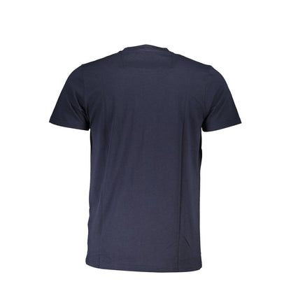 T-Shirt by Cavalli Class for men in cotton blue, signature & print features an on trend silhouette, perfectly showcasing a on trend and for an elevated aesthetic.