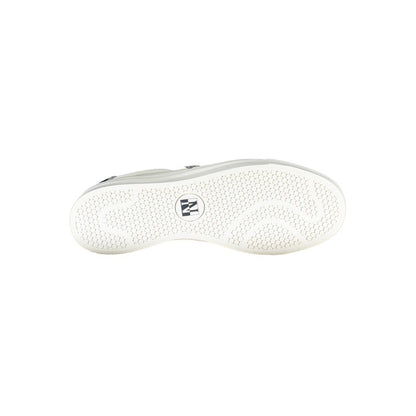 Sneakers by Napapijri for men in polyester & polyethylene white presents a sumptuous silhouette, artfully capturing the essence of the Men's Fashion Polyester & Polyethylene Sneakers with its sumptuous fashion style design.