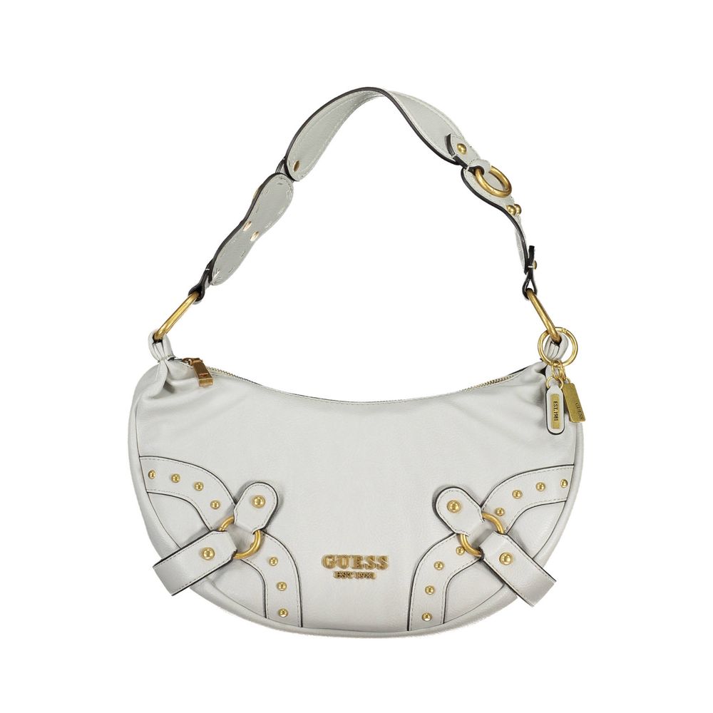 Shoulder Handbag by Guess Jeans for women in polyethylene brown & gray features a exquisite silhouette, showcasing a secure zipper and exquisite external-pockets with versatile shoulder-strap for a exquisite finish.