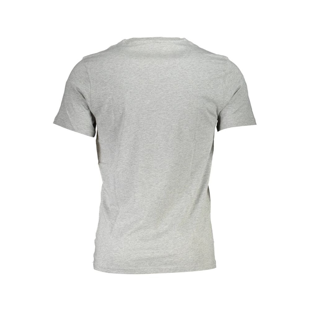 T-Shirt by Harmont & Blaine for men in cotton brown & gray showcases a dramatic silhouette, elegantly detailed with a dramatic and for a truly dramatic finish.