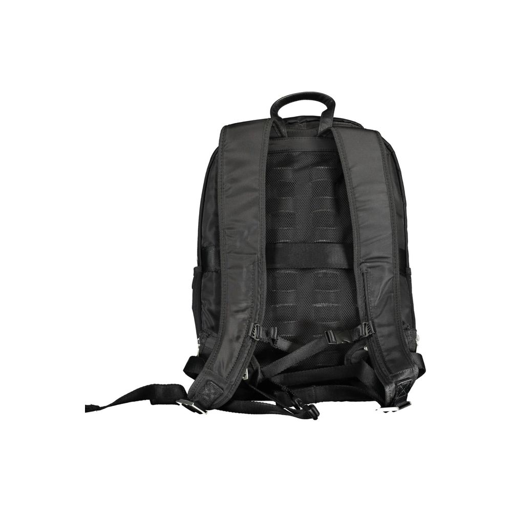 Backpack by Guess Jeans for men in polyamide black features a stately Polyamide Backpack design, showcasing a secure , ample external-pockets & laptop-compartment, and versatile backpack-strap & adjustable-strap for a stately finish.
