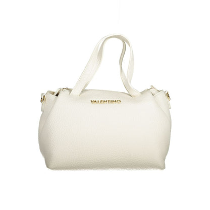 Crossbody Handbag by Mario Valentino for women in polyurethane white features a refined silhouette, showcasing a secure zipper, organized , and versatile crossbody-strap, shoulder-strap, handle & adjustable-strap for a refined finish.