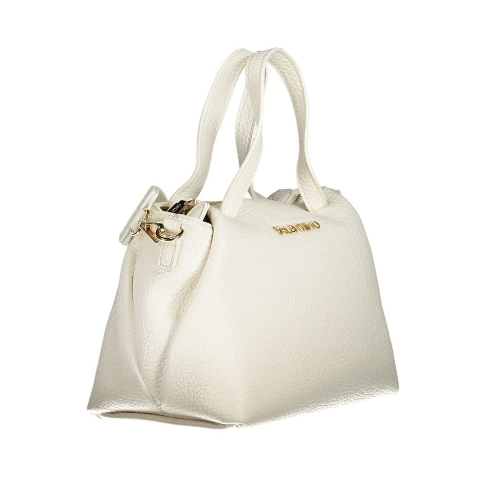Crossbody Handbag by Mario Valentino for women in polyurethane white features a exquisite silhouette, showcasing a secure zipper and exquisite with versatile crossbody-strap, shoulder-strap, handle & adjustable-strap for a exquisite finish.