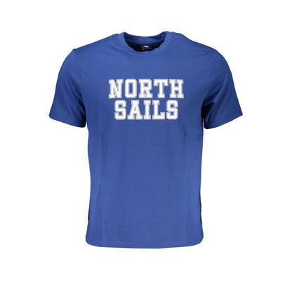 T-Shirt by North Sails for men in cotton blue & print features an edgy silhouette, meticulously detailed with a sophisticated and crew neckline for a truly edgy finish.