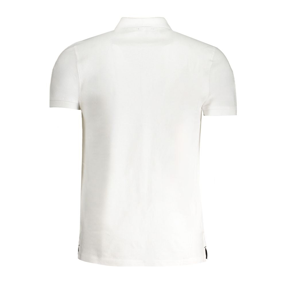 Polo Shirt by Cavalli Class for men in cotton white & print features a eye catching silhouette, showcasing a refined and for a eye catching finish.