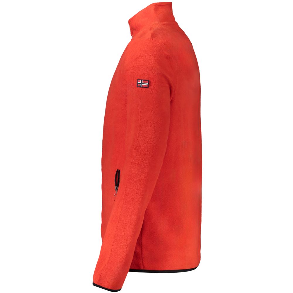Sweatshirt by Norway 1963 for men in polyester red & signature presents a smart casual silhouette, featuring a smart casual and for a sophisticated look.