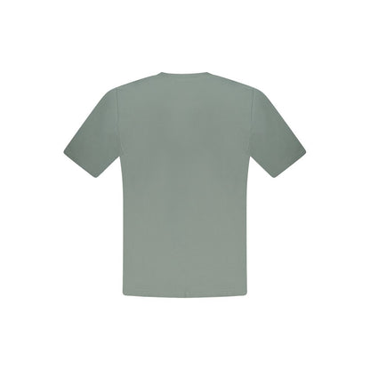 T-Shirt by North Sails for men in cotton green & print features a plush silhouette, showcasing a sophisticated and for a truly plush finish.