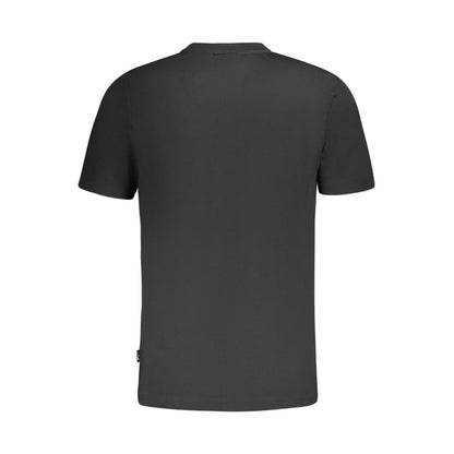 T-Shirt by Fila for men in cotton black & print showcases a dramatic silhouette, elegantly detailed with a dramatic and for a truly dramatic finish.