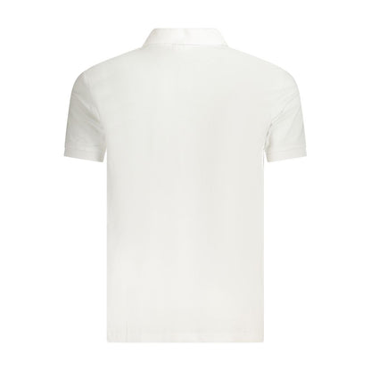 Polo Shirt by Fila for men in cotton white presents a sleek silhouette, featuring a refined and for a sleek finish.