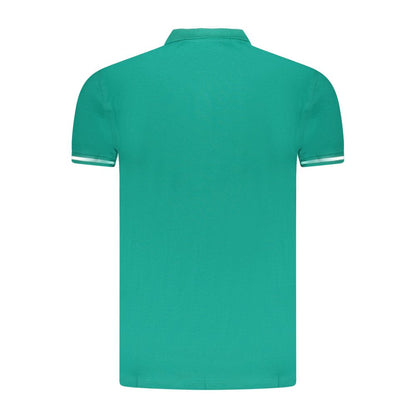 Polo Shirt by Cavalli Class for men in cotton green features a eye catching silhouette, showcasing a refined and for a eye catching finish.