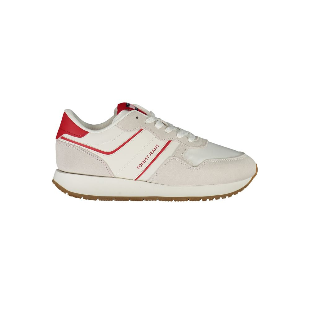 Sneakers by Tommy Hilfiger for women in polyester polyethylene leather red & signature features a sumptuous design, perfectly showcasing the sumptuous fashion style of this Women's Fashion Polyester Polyethylene Leather Sneakers.