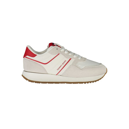 Sneakers by Tommy Hilfiger for women in polyester polyethylene leather red & signature features a sumptuous design, perfectly showcasing the sumptuous fashion style of this Women's Fashion Polyester Polyethylene Leather Sneakers.