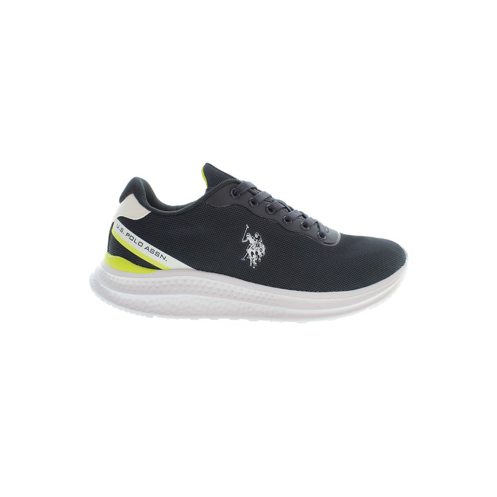 Sneakers by U.S. POLO ASSN. for men in polyester & polyethylene blue & signature features an opulent silhouette from the Men's Casual Polyester & Polyethylene Sneakers collection, showcasing a signature casual style with an opulent finish.