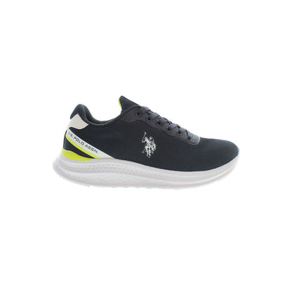 Sneakers by U.S. POLO ASSN. for men in polyester & polyethylene blue & signature features an opulent silhouette from the Men's Casual Polyester & Polyethylene Sneakers collection, showcasing a signature casual style with an opulent finish.