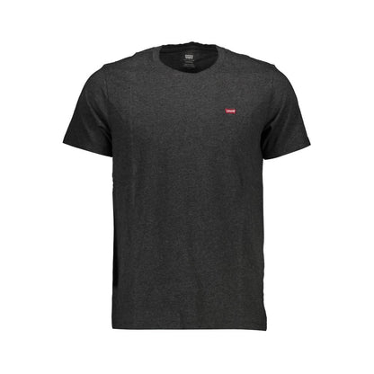 Levi's Men's Short-Sleeve Crew Neck Cotton Canvas T-Shirt - Brown Gray