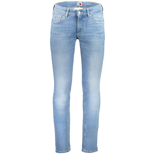 Tommy Hilfiger Men's Slim Stretch Organic Cotton Jeans - Light Blue