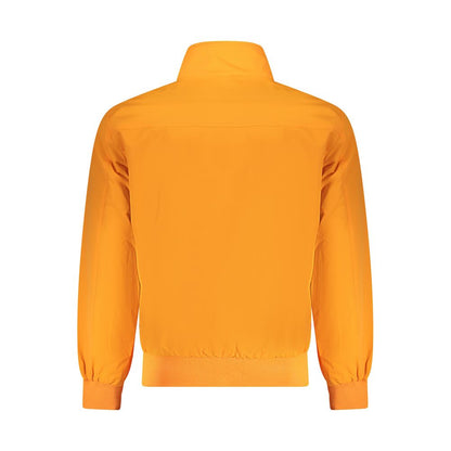 Bomber Jacket by North Sails for men in stretch polyamide cotton orange & white presents a effortlessly chic silhouette, showcasing a sophisticated and premium breathable-design for a truly effortlessly chic finish.