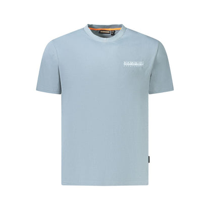 T-Shirt by Napapijri for men in stretch organic cotton brown & gray features an on trend silhouette, perfectly showcasing a on trend and for an elevated aesthetic.