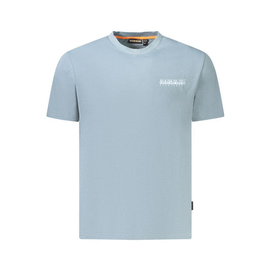 T-Shirt by Napapijri for men in stretch organic cotton brown & gray features an on trend silhouette, perfectly showcasing a on trend and for an elevated aesthetic.