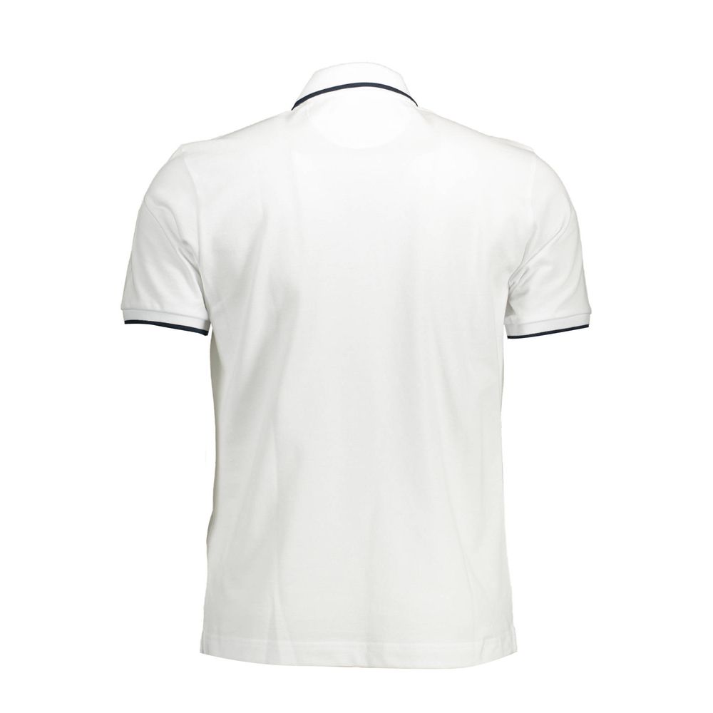 This Polo Shirt by La Martina for men in cotton white presents a flawless silhouette, showcasing flawless detailing and a refined for a truly flawless aesthetic.