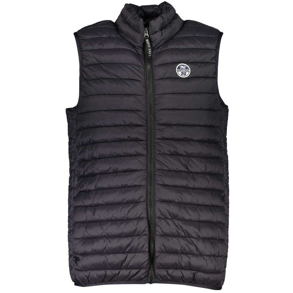 Jacket by North Sails for men in polyamide black presents a authentic silhouette, artfully detailed with a authentic and functional pockets for a premium authentic finish.