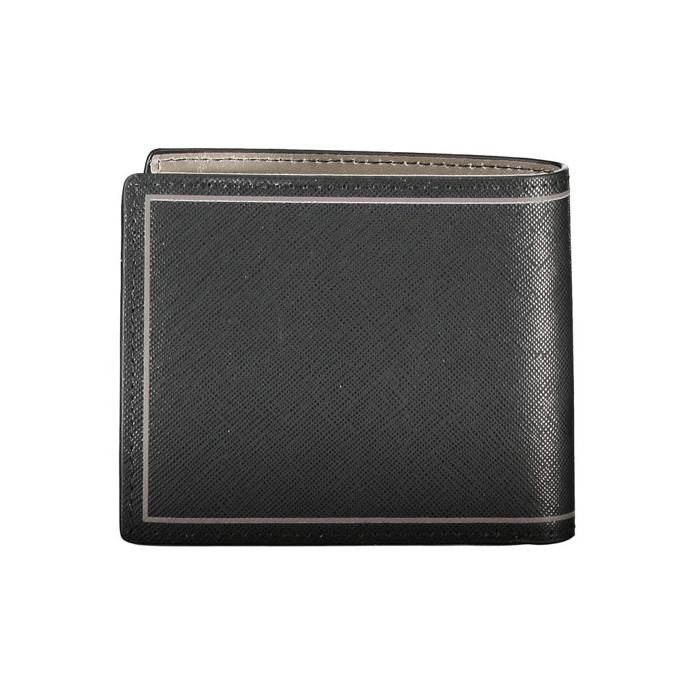 Wallet by Tommy Hilfiger for men in leather black presents a architectural silhouette from the Leather Wallet collection, showcasing architectural coin-purse for a architectural finish.