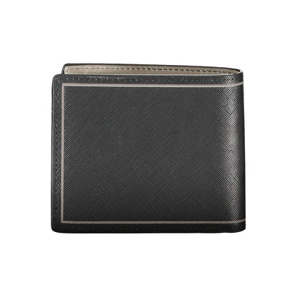 Wallet by Tommy Hilfiger for men in leather black presents a architectural silhouette from the Leather Wallet collection, showcasing architectural coin-purse for a architectural finish.