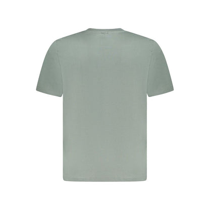 T-Shirt by North Sails for men in cotton green & print features an on trend silhouette, perfectly showcasing a on trend and crew neckline for an elevated aesthetic.