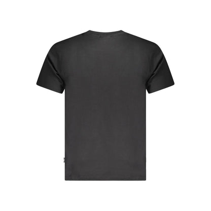T-Shirt by Fila for men in organic cotton black features an edgy silhouette, meticulously detailed with a sophisticated and for a truly edgy finish.