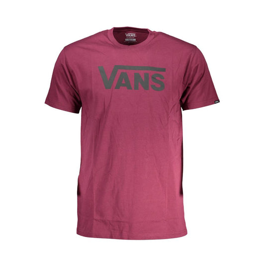 T-Shirt by Vans for men in cotton purple & print showcases a fashionable silhouette, elegantly detailed with a fashionable short-sleeve and for a sophisticated, high-fashion look.