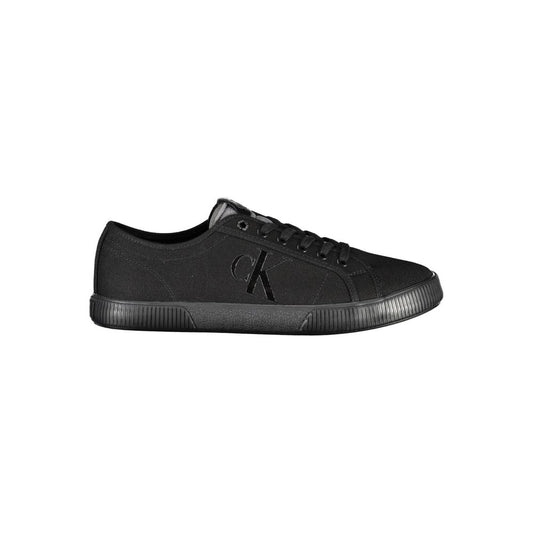 Sneakers by Calvin Klein for men in polyester polyethylene cotton black features an sumptuous design from the Men's Fashion Polyester Polyethylene Cotton Sneakers collection, highlighting a sumptuous fashion style for a premium, high-fashion look.