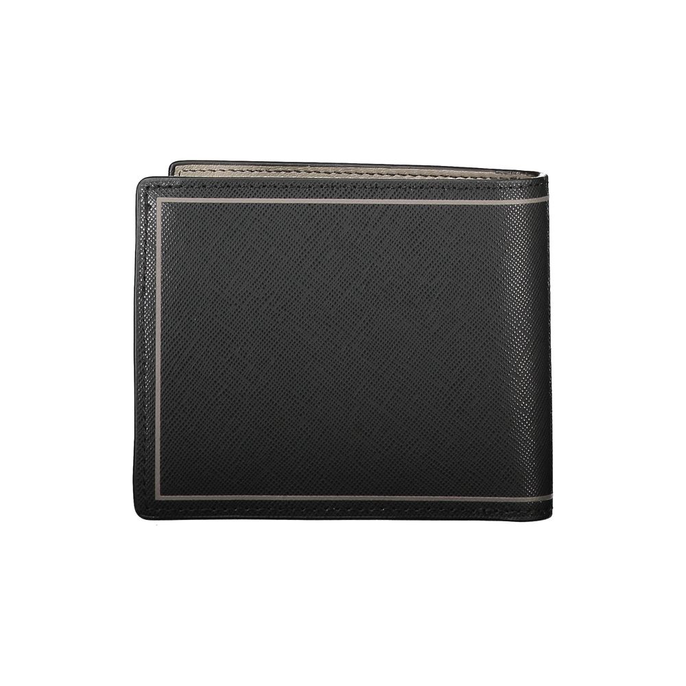 Wallet by Tommy Hilfiger for men in leather black presents a architectural silhouette from the Leather Wallet collection, showcasing architectural coin-purse for a architectural finish.