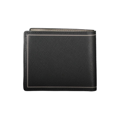 Wallet by Tommy Hilfiger for men in leather black presents a architectural silhouette from the Leather Wallet collection, showcasing architectural coin-purse for a architectural finish.