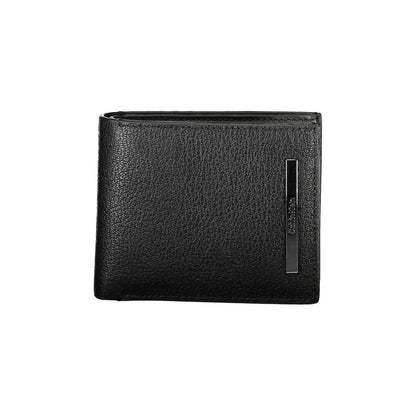 Cardholder Wallet by Calvin Klein for men in leather black features a streamlined silhouette, showcasing the streamlined Leather Cardholder Wallet design with sophisticated card-organization rfid-protection coin-purse for a premium look.