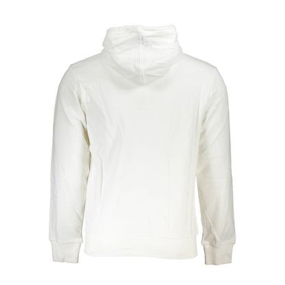 Hooded Sweatshirt Hoodie by La Martina for men in cotton white & print features an dramatic silhouette, showcasing a sophisticated hooded neckline and dramatic for a refined, modern aesthetic.
