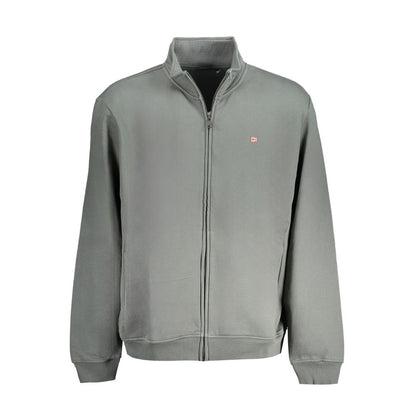 Sweatshirt by Napapijri for men in cotton green features an provocated silhouette, detailed with a provocated long-sleeve and a refined for a sophisticated aesthetic.