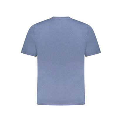 T-Shirt by North Sails for men in cotton blue & print features an edgy silhouette, meticulously detailed with a sophisticated and crew neckline for a truly edgy finish.