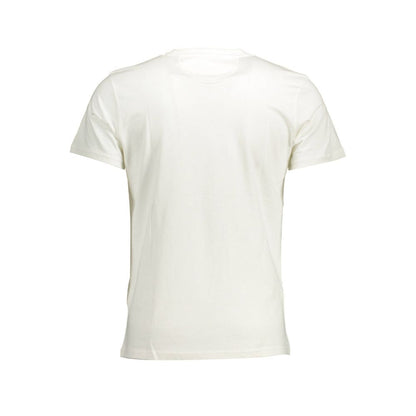 T-Shirt by La Martina for men in cotton white & print features an on trend silhouette, perfectly showcasing a on trend and crew neckline for an elevated aesthetic.