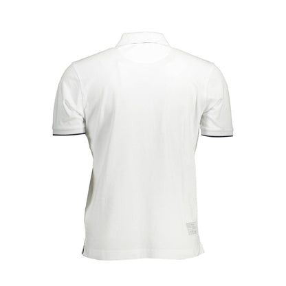 Polo Shirt by La Martina for men in cotton white presents a crisp silhouette, artfully detailed with a crisp and crisp .