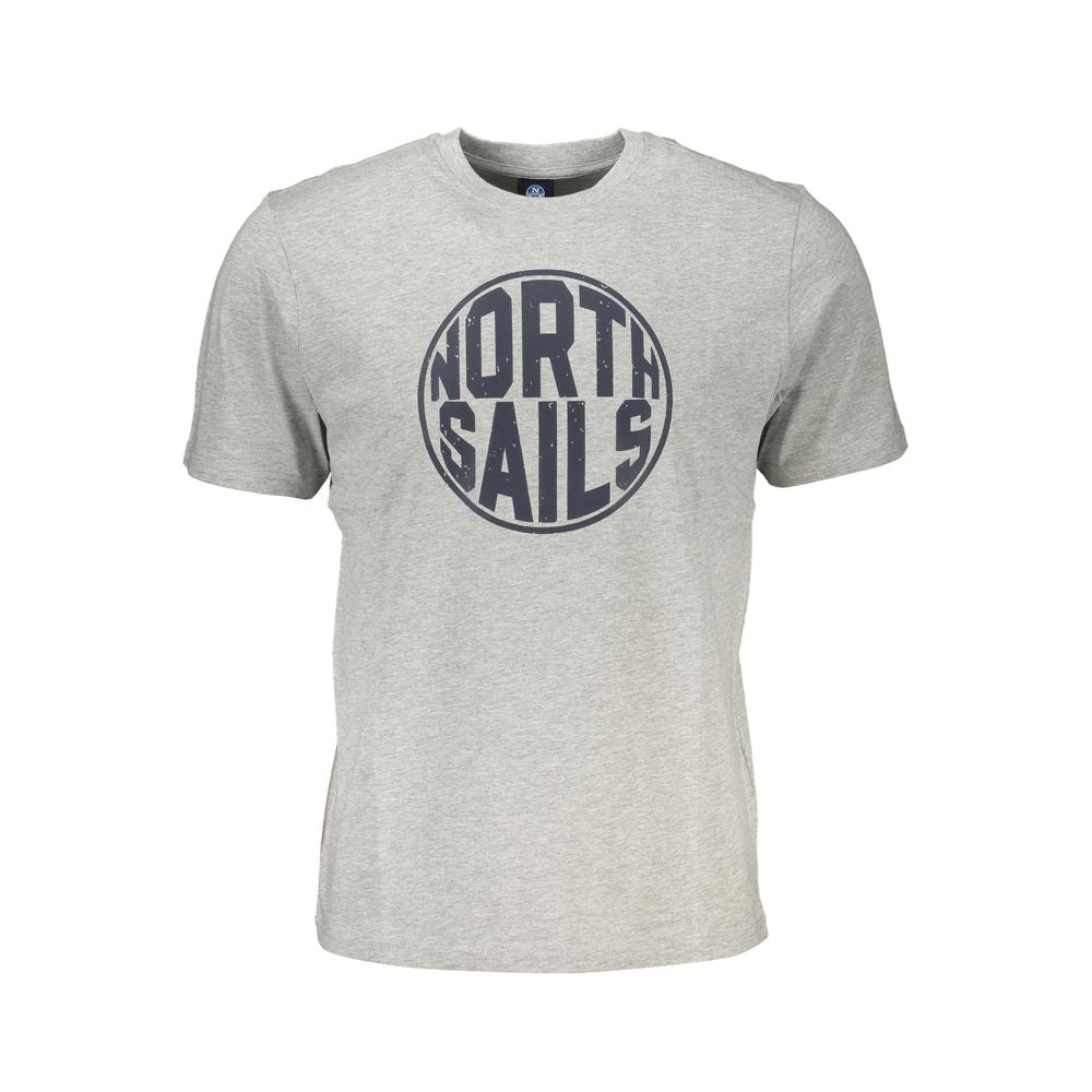 T-Shirt by North Sails for men in viscose cotton brown, gray & print features an edgy silhouette, meticulously detailed with a sophisticated and crew neckline for a truly edgy finish.