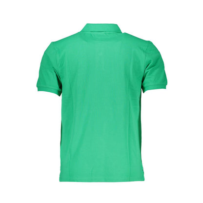 Polo Shirt by North Sails for men in cotton green showcases a sharp silhouette, detailed with a refined and sharp for a sophisticated finish.