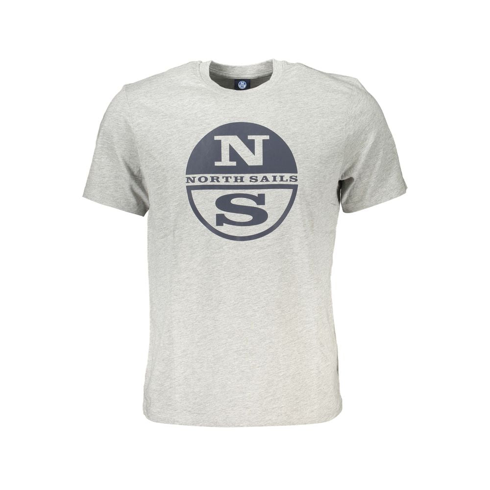 T-Shirt by North Sails for men in viscose cotton brown, gray & print features an edgy silhouette, meticulously detailed with a sophisticated and for a truly edgy finish.