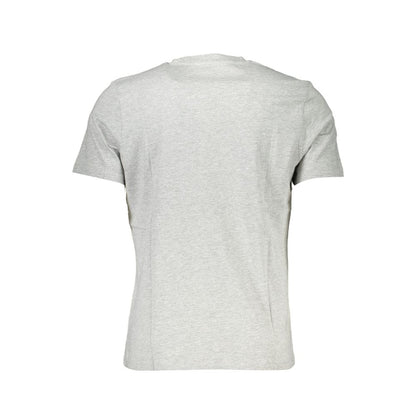 T-Shirt by North Sails for men in viscose cotton gray showcases a fashionable silhouette, elegantly detailed with a fashionable and crew neckline for a sophisticated, high-fashion look.