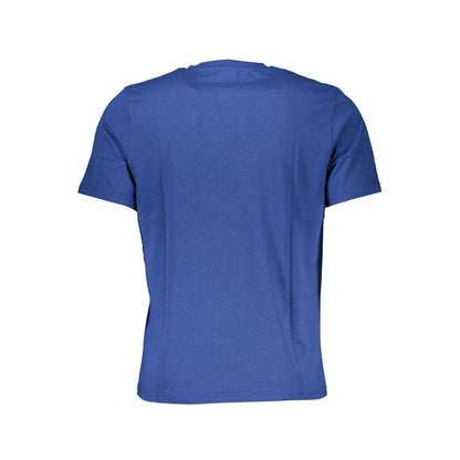 T-Shirt by North Sails for men in cotton blue & print showcases a fashionable silhouette, elegantly detailed with a fashionable and crew neckline for a sophisticated, high-fashion look.
