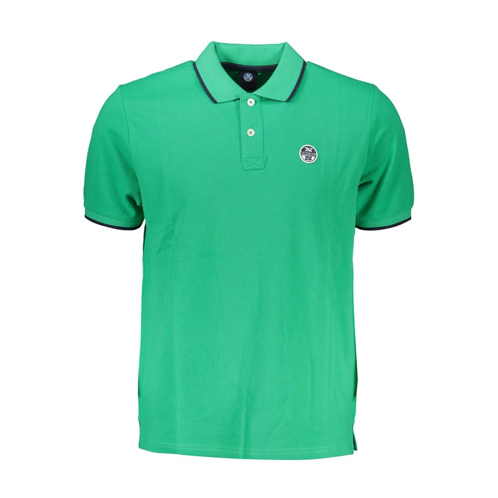 Polo Shirt by North Sails for men in cotton green showcases a enviable silhouette, featuring a refined and for a enviable finish.