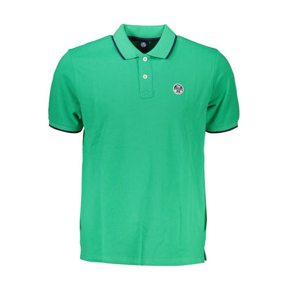 Polo Shirt by North Sails for men in cotton green showcases a enviable silhouette, featuring a refined and for a enviable finish.